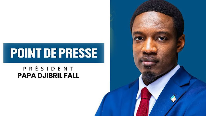 🛑 DIRECT – Suivez le Point de Presse de Pape Djibril Fall en Exclusivité sur 3SA TV