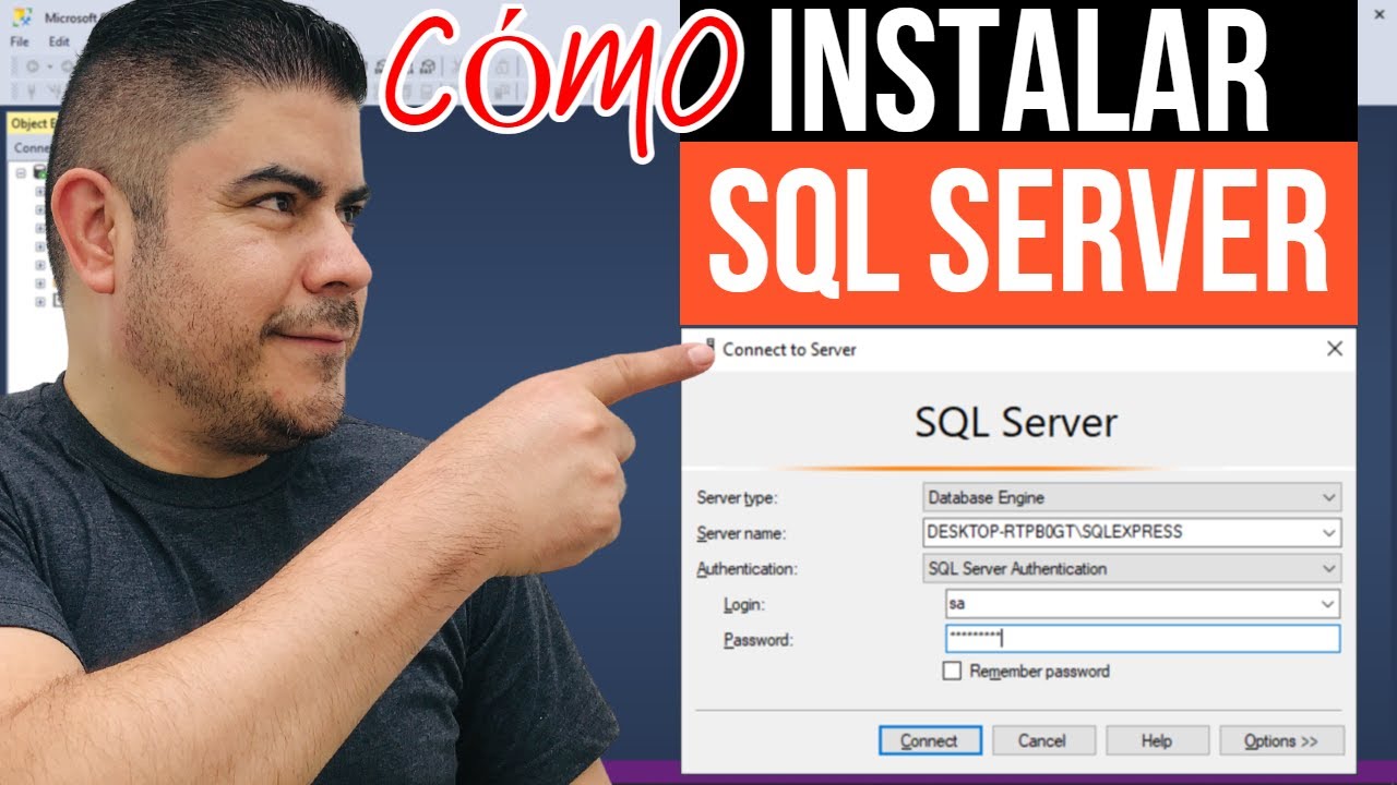 cómo instalar y configurar sql server paso a paso youtube