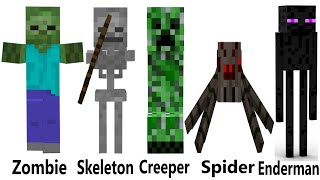 Sound from each minecraft hostile mob Resimi