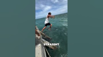 He Jumped Into The Sea Just To Catch a Fish! 🐟😱