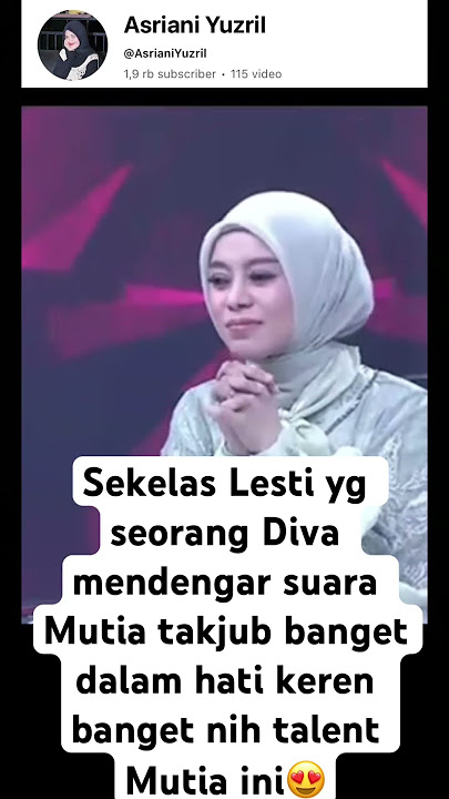 Suara Mutia bikin takjub Diva Lesti #da7 #indosiar #mutiada7 #lesti #trending