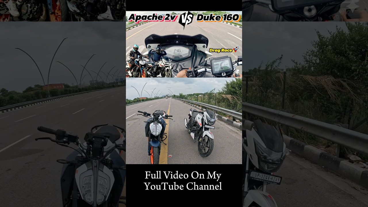 Apache RTR 160 Vs Duke 160🔥 