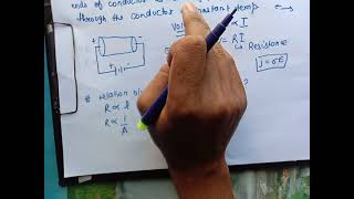 ohms law derivation of j= sigma ×E