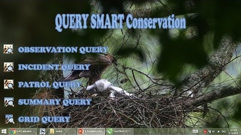 Pendahuluan Query SMART Conservation (Spatial Monitoring and Reporting Tool)