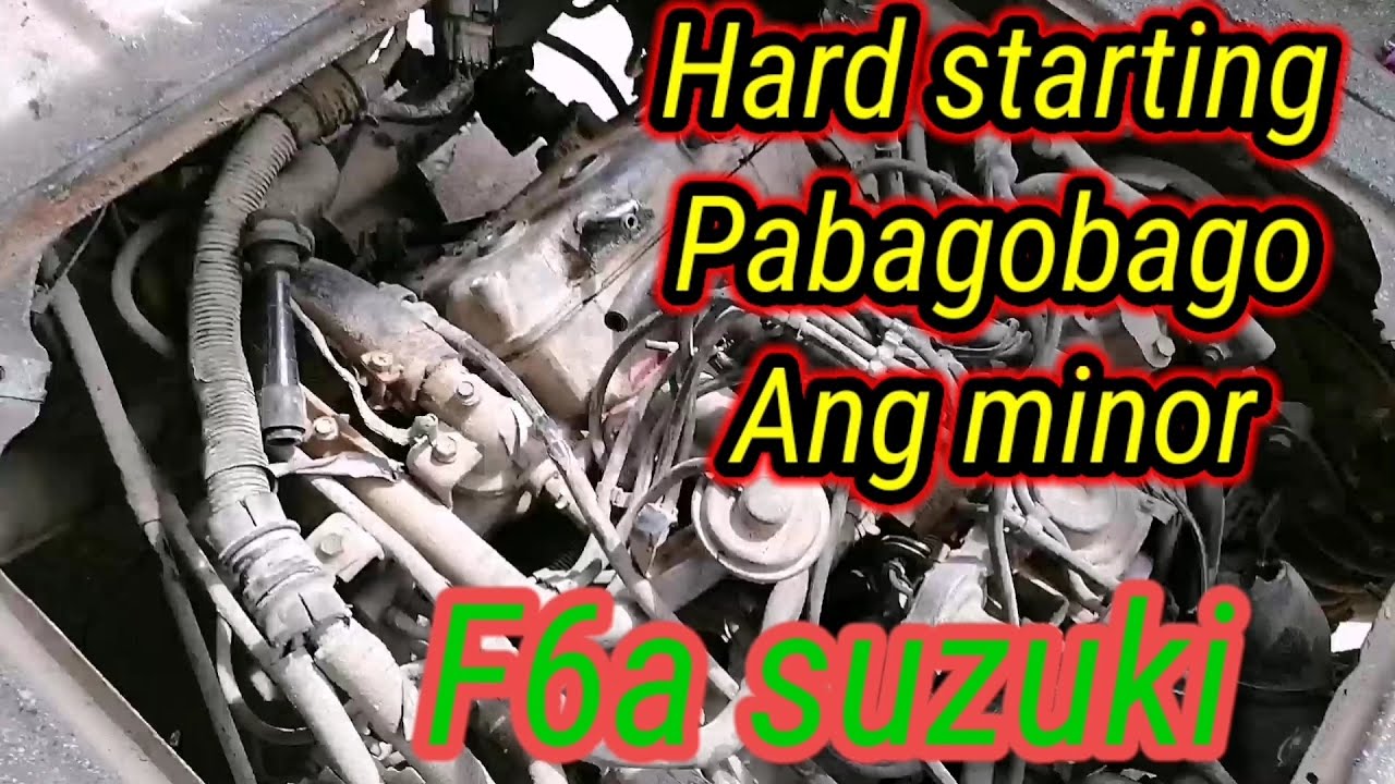 HARD STARTING PABAGOBAGO ANG MINOR F6A MULTICAB REAR ENGINE - YouTube