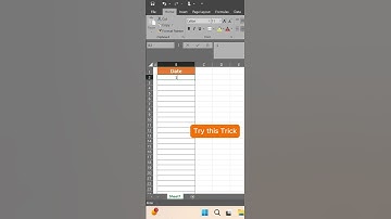 How to automatically write date in Excel tips and tricks