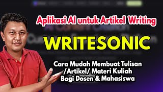 WRITESONIC | AI Article Writing App | Easy Way to Create Articles and Learning Materials