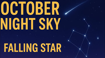 October Night Sky 2025 🌌| Orionid & Draconid Meteor Showers ✨ | Falling Stars Guide