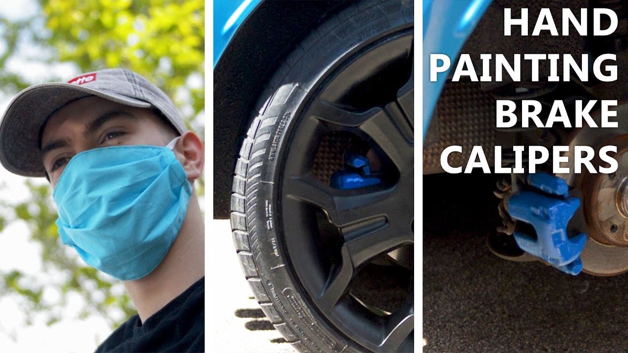 Hand Painting Brake Calipers YouTube