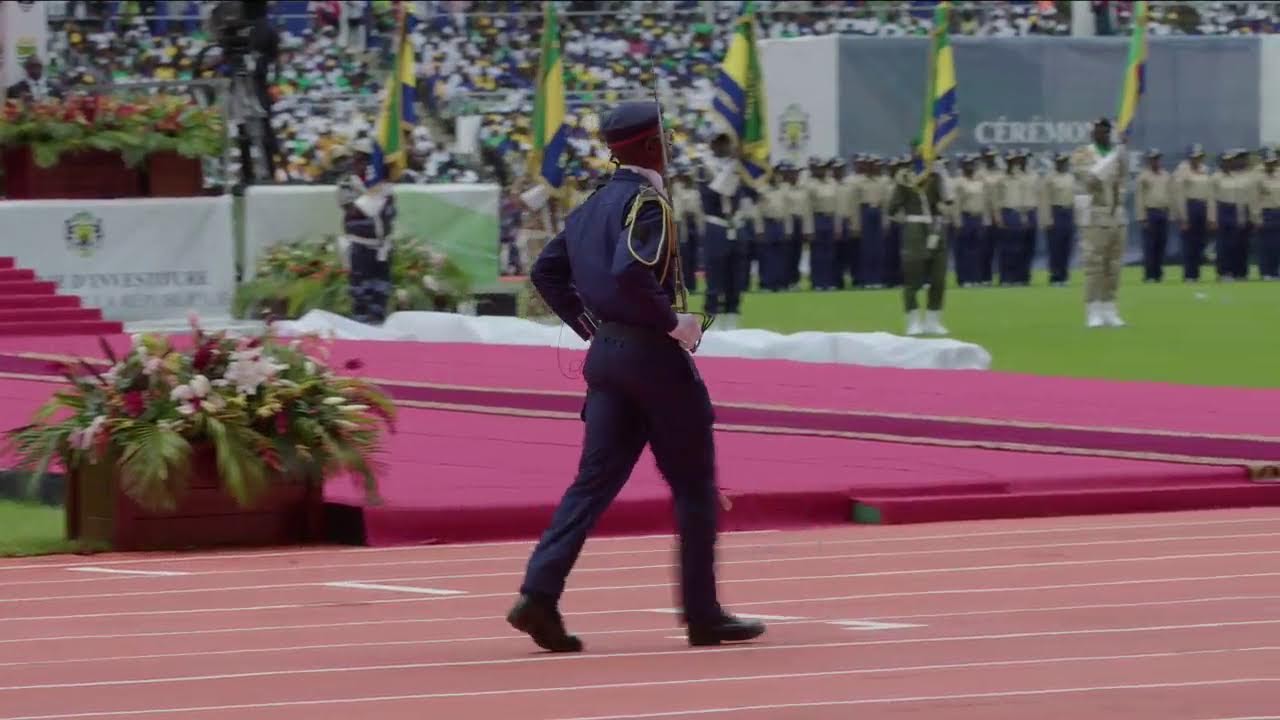 Cérémonie d'investiture du président élu de la république Gabonaise