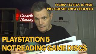 PlayStation 5 not reading game disc fix - how to repair a PS5 that is not spining up the disc