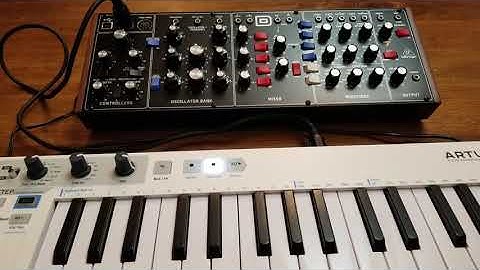 How to set up the Arturia Keystep to control the Behringer Model D