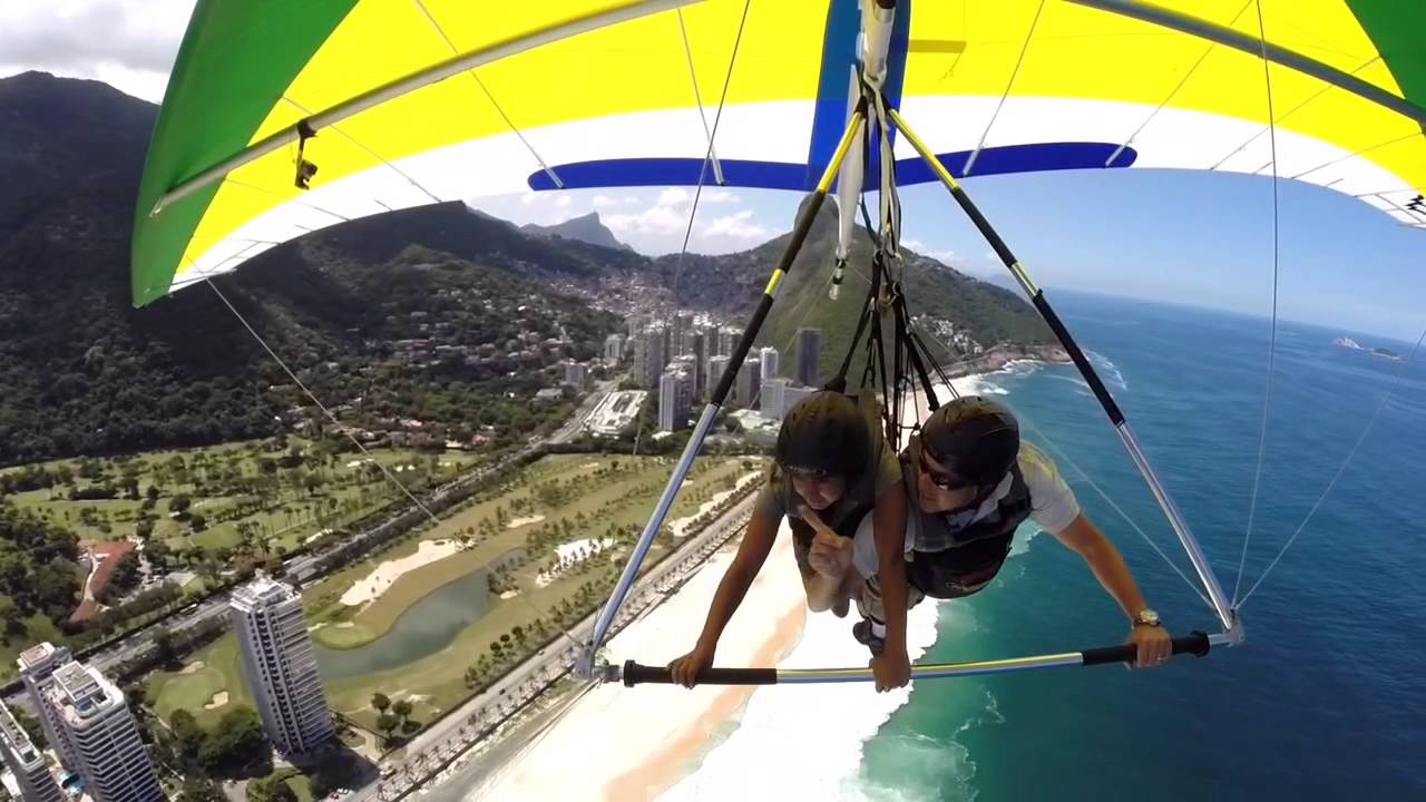 Hang gliding in Rio de Janeiro - YouTube