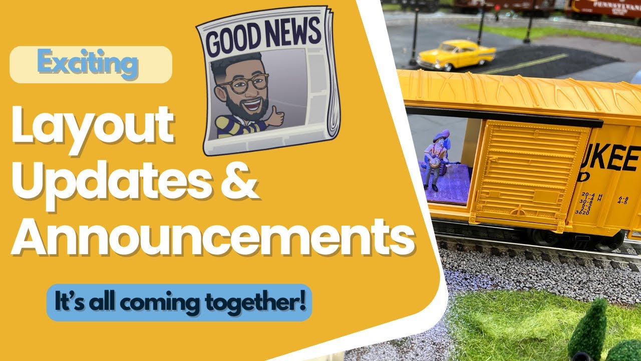 New Model Train Exciting NEW Model Train Layout Update - YouTube