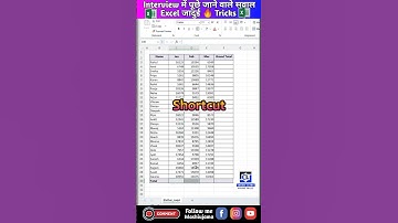 SUM new Trick in Excel 🔥🤩 #shorts #exceltricks #excel