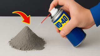 : Mix WD-40 with CEMENT! AMAZING results that most people can't imagine!