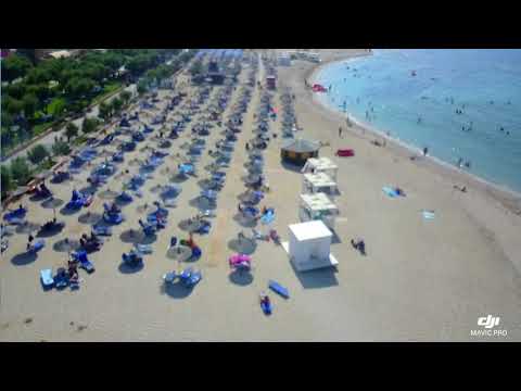 Creta , Anissa Beach , Flight dron. 2017 .Остров Крит, полёт на дроне над пляжем. 2017