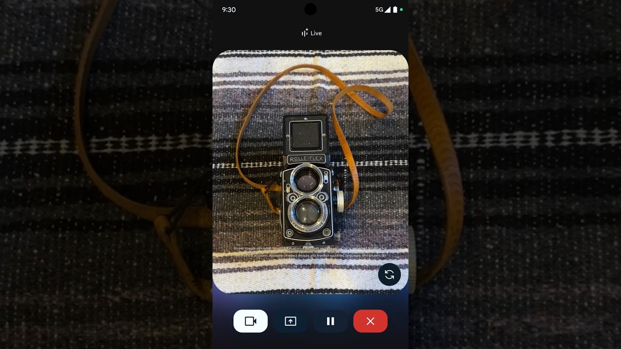 No user manual? Gemini Live now lets you chat about anything you see for step-by-step help ✨📸