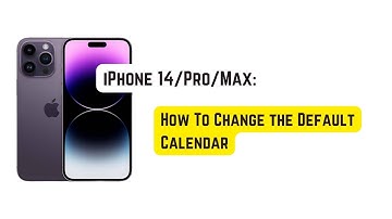 How To Change the Default Calendar on iPhone 14 Series