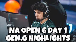 THE JUSTIN EFFECT! RLCS 2025 NA OPEN 6 | DAY 1 HIGHLIGHTS! | ALL GEN.G MATCHES!