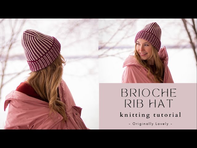 Brioche Rib Hat KNITTING Pattern & Tutorial | step-by-step  display picture 3