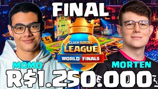 VALENDO R$1.250.000! MOHAMED LIGHT VS MORTEN NA FINAL MUNDIAL DE CLASH ROYALE 2022