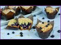 MUFFINS de ARÁNDANOS con CRUMBLE | Fácil y Rápido!