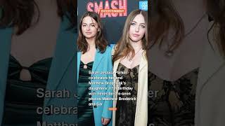 Sarah Jessica Parker celebrates her and Matthew Broderick's daughters' 17th birt #shorts