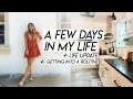 DAYS IN MY LIFE | chit chat catch up, getting back into a routine, and working on new things!