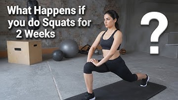 What Happens If You Do Squats Every Day for 2 Weeks? #fitnesstips 