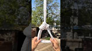 A secure double loop knot tying method #knottying #technique #knot