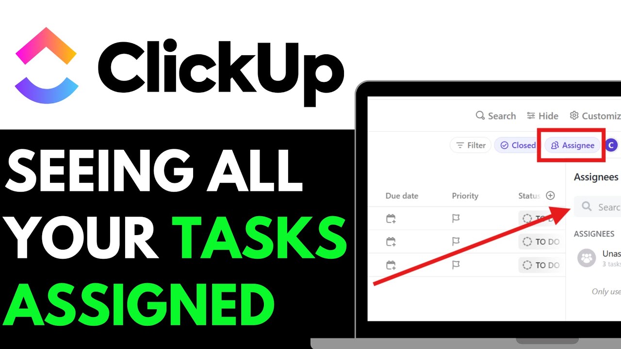 How to Seeing All Your Tasks (Assigned or Not) in ClickUp 2025 (EASILY ...