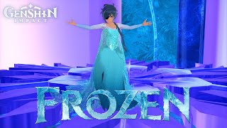 【MMD/Genshin Impact】 Let It Go Short - Kaeya the Cryo Queen