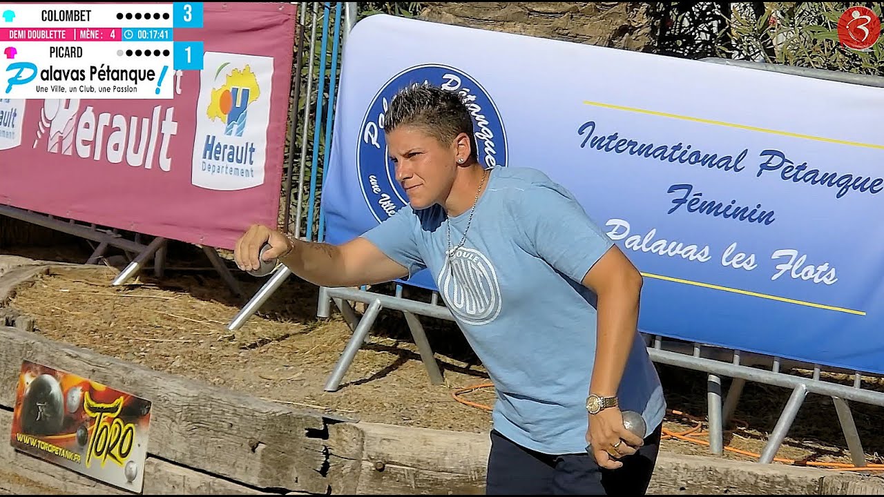 Miniature : Demi-finale doublette COLOMBET vs PICARD : International à pétanque féminin de Palavas 2022