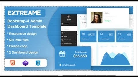 Extreame Bootstrap-4 Admin Dashboard Template | Themeforest Templates
