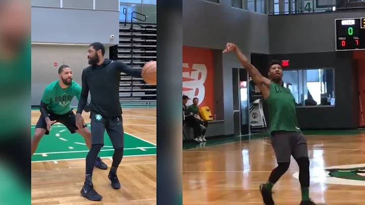 Boston Celtics practice: Kyrie Irving 1-on-1 again...