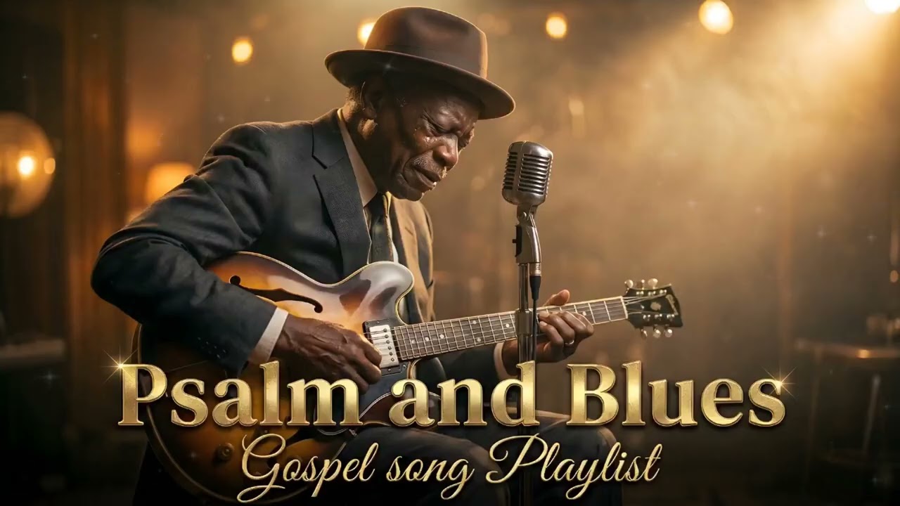 Psalm 91 & 23 Blues Playlist ✝️ Vintage Gospel for Deep Sleep & Healing Soul | Old School Prayer