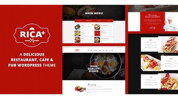 Rica Plus - A Delicious Restaurant, Cafe & Pub WP Theme | Themeforest Website Templates and Themes