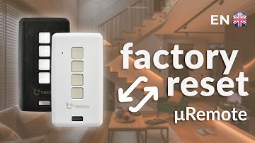 BleBox uRemote - Factory reset
