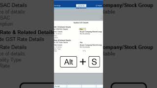 How to Change GST Rate in Tally Prime from 22 09 2025 #gst #tax #tallyprime #update