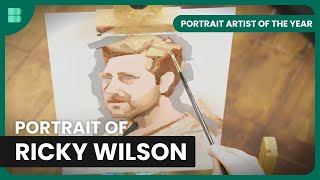 Painting Ricky Wilson  Portrait Artist of the Year  Art Documentary