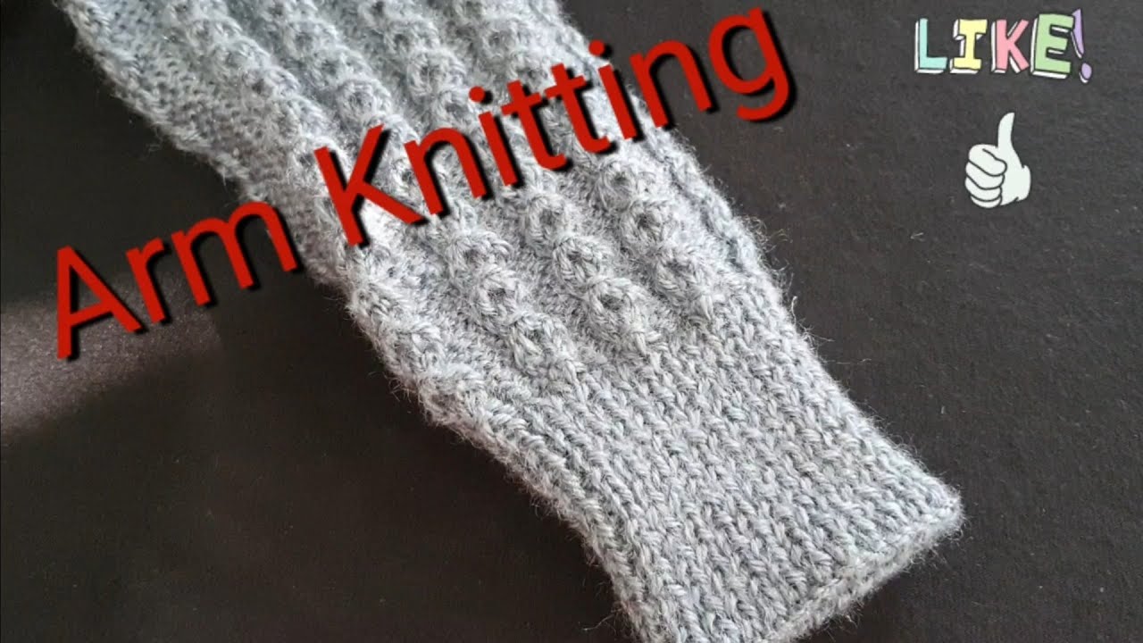 Knitting Sleeves || Cardigan Starts from Neck (Part-3)