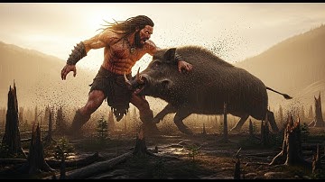 Human Giant vs The Giant Boar — The Hunt for Survival Begins
