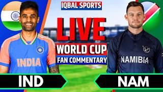 🔴Live: IND vs NAM,  T20 World Cup Fan Commentary | Live Cricket Match Today | India vs Namibia Live
