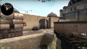 CS:GO dust2 Casual M4 Clutch!?