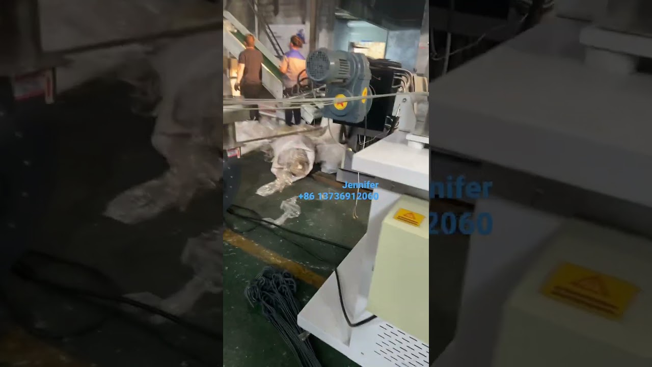 Double stage water cooling plastic recycling machine