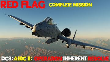 DCS: A10C II Tank Killer Attacks IS Capital Raqqa - Syria Map