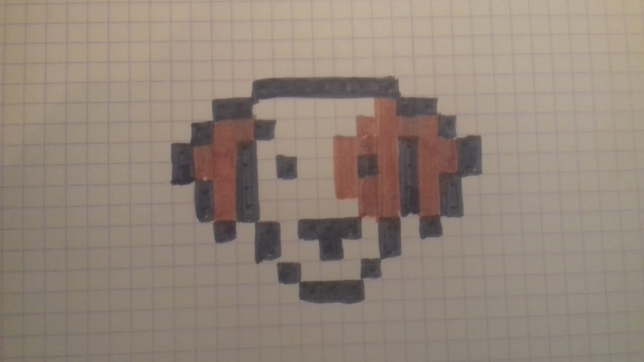 Tuto Comment Dessiner La Tête De Chien En Pixel Art