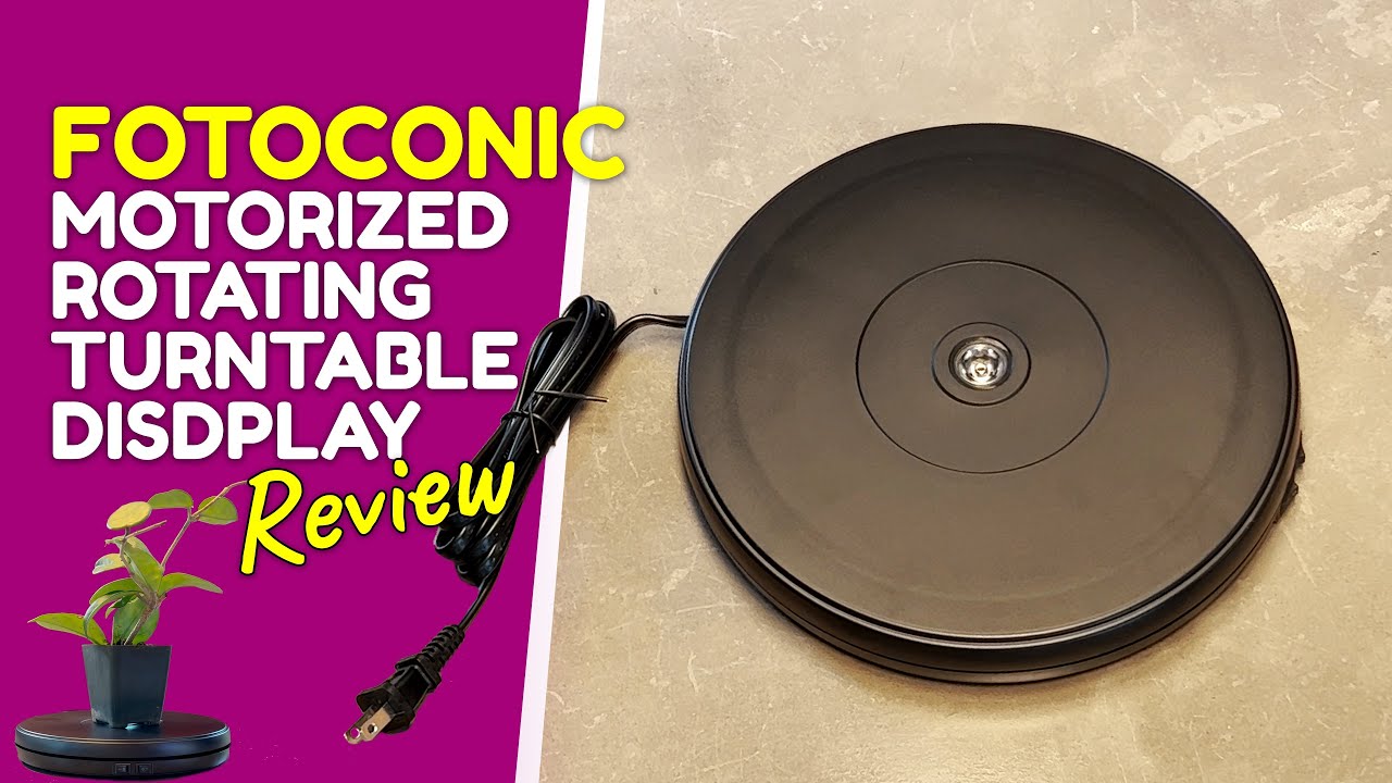 Rotating Display Stand / Electric Turntable - Unboxing and Review 