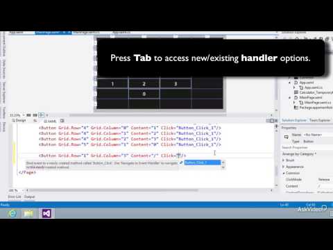 Windows 8 App Dev 103: Dev Basics: Building A Simple App - 11. Adding the Arithmetic Operator Button